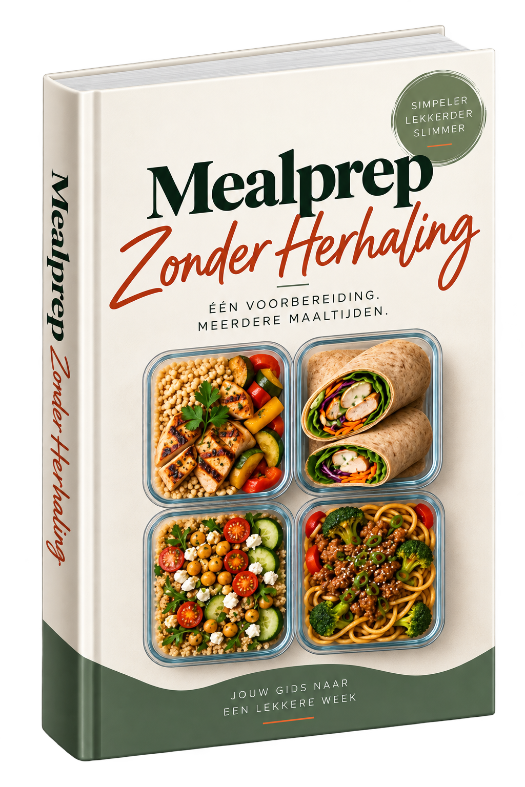 Mealprep Zonder Herhaling — één voorbereiding, meerdere maaltijden